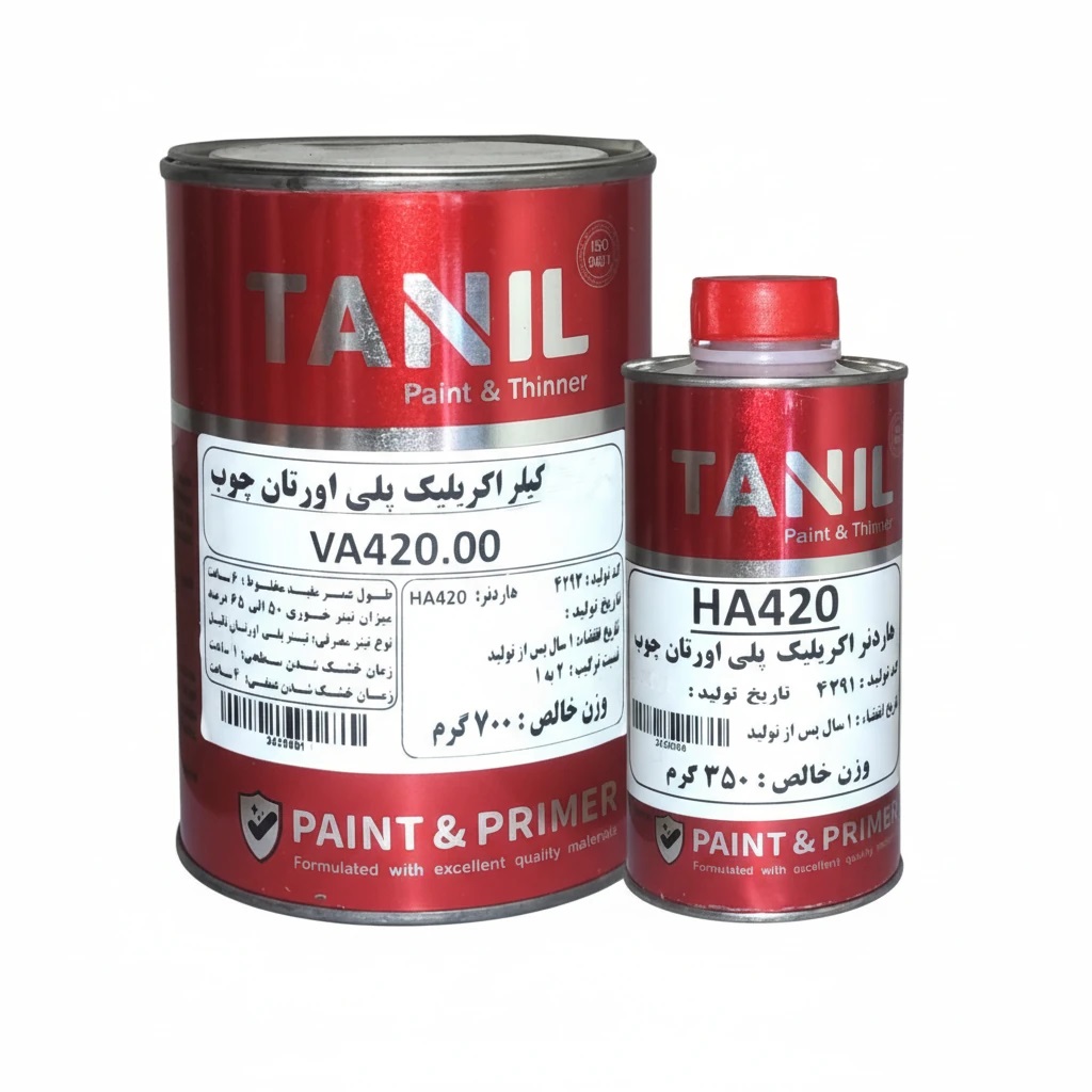 کیلر اکریلیک پلی اورتان چوب تانیل(VA420) با هاردنر